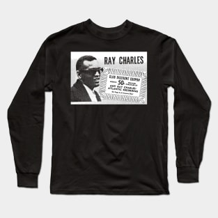 Ray Charles 1966 Record Club Coupon Long Sleeve T-Shirt